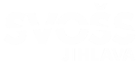 SVOŠS logo bílá
